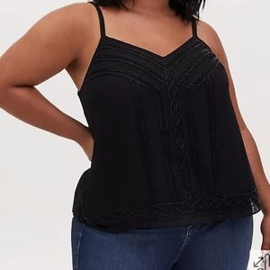 Torrid Black Beaded Cami